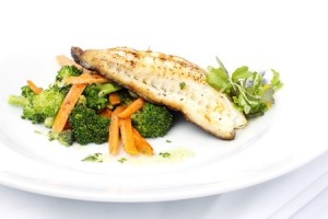 Broccoli-Quinoa Pilaf and Roasted Cod