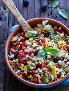 Recipe: Easy Summer Herb and Chickpea Chopped Salad with Goat Cheese