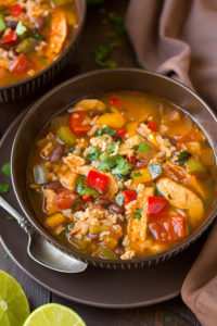 Chicken-Fajita-and-Rice-Soup