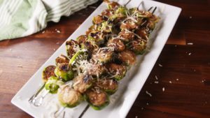 delicious grilled brussel sprouts